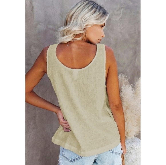 🌸 Eileen Fisher | 100% Linen Airy Tank Top L‎ - Picture 2 of 10